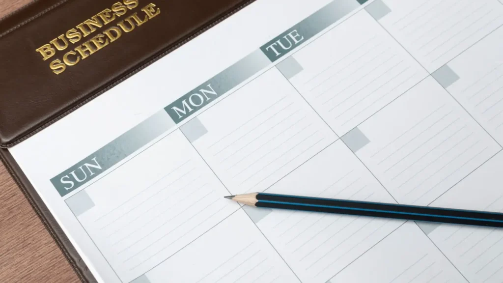 Terminplanung mit Kalender